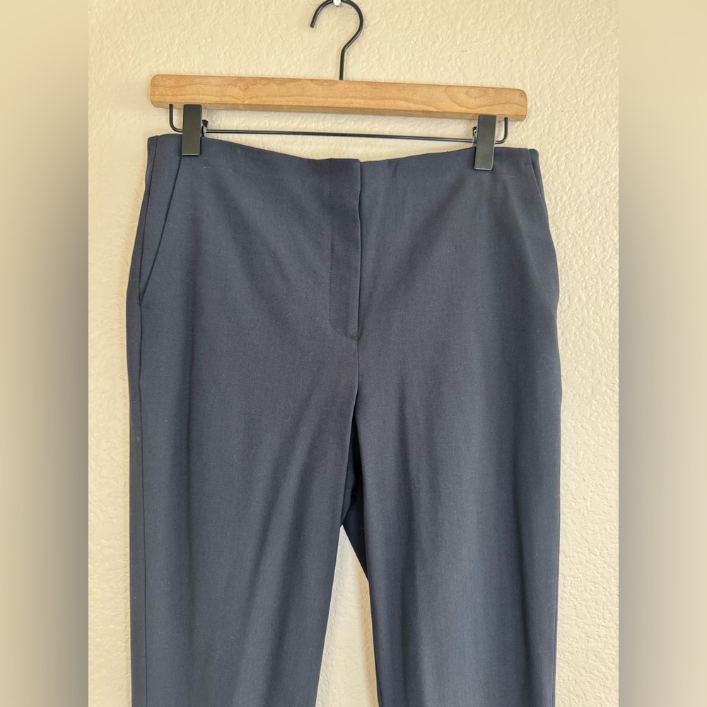 Theory HW Tennyson Wool Trousers Pants Navy Blue size 6 New with Tags $325 - Picture 9 of 13